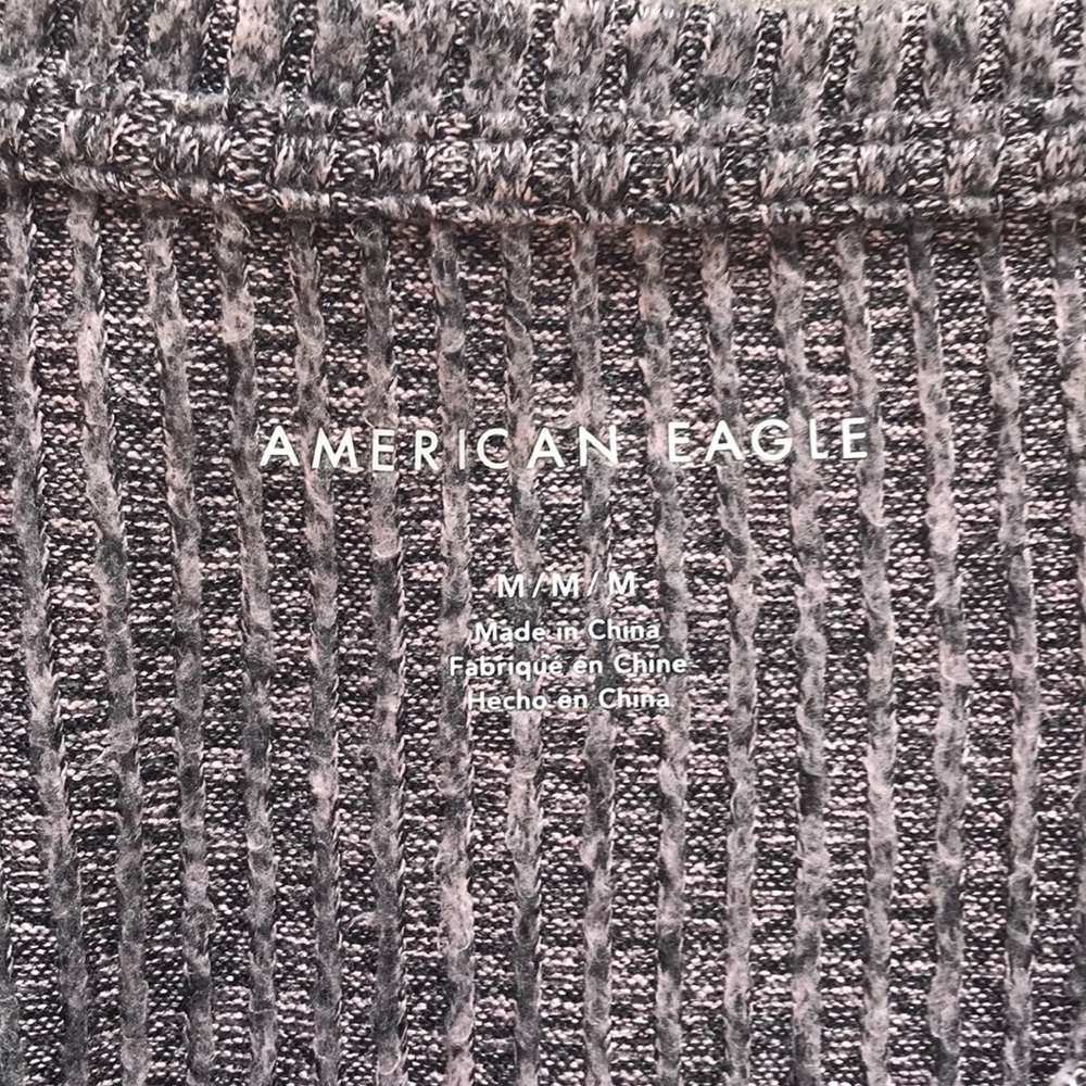grey ribbed top - Picture 3 of 3